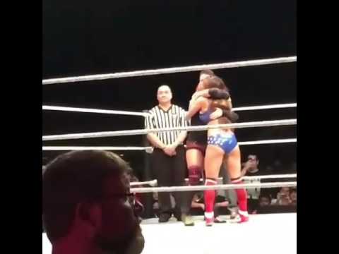 Nikki and becky hug it out - YouTube