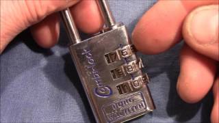(picking 283) Decoding a Burg Wächter 3 wheel combination padlock - how to defeat false gates