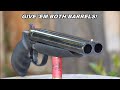 Mini 12ga shotgun pistol   both barrels at once test