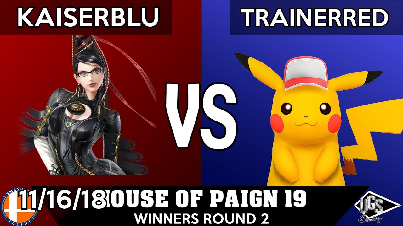 Tripoint Smash 36 - Winners Round 2 - KaiserBlu (Bayonetta) Vs. TrainerRed (Pikachu) - YouTube