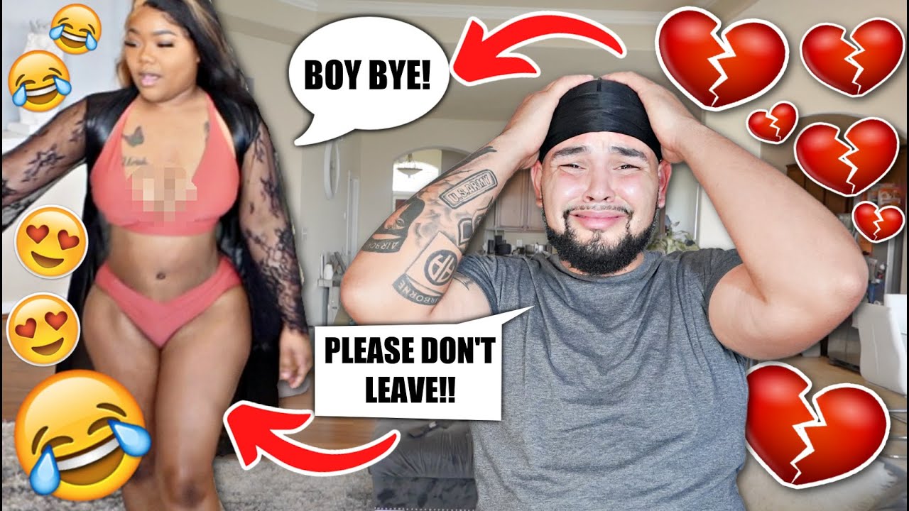 LEAVING THE HOUSE IN A BIKINI PRANK TO SEE HOW MY HUSBAND REACTS HE