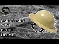 Cardboard WW1 Brodie Helmet | WW1 British Helmet