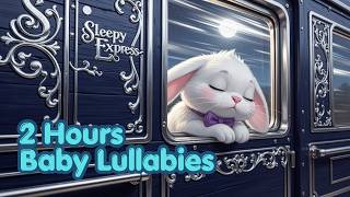 2 Hour Lullaby for Babies to Go to Sleep 🚂🌙 Moonlight Train | Deep Sleep Music to Fall Asleep Fast