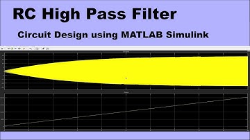 How to Design an RC High Pass Filter in Simulink