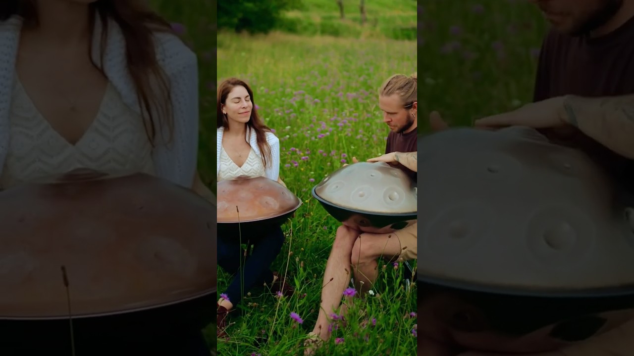 Connecting in the field of Flowers | Ayasa Handpan @AyasaInstruments 