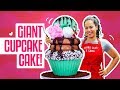 How To Make A GIANT CUPCAKE CAKE | THE SCRAN LINE & Yolanda Gampp | How To Cake It