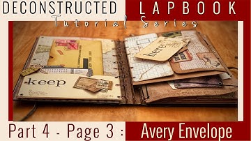 File Folder Envelope DIY | Deconstructed Lapbook Series Part 4 [Page 3 - Avery Envelope] + GIVEAWAY