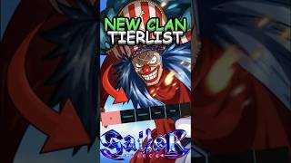 Top 3 Clans TierList In Sailor Piece!  #roblox #sailorpiece #robloxshorts