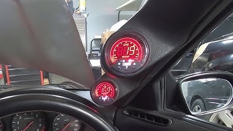 The FD gets new wideband and boost gauges!