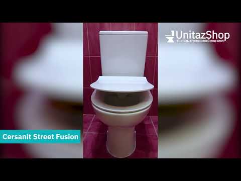 Смыв безободкового унитаза Cersanit Street Fusion от UnitazShop