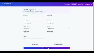 PNG NID - Prototype with React, Tailwind and Superbase
