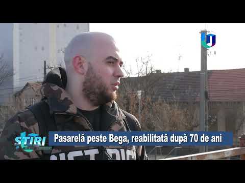 Pasarelă peste Bega, reabilitată după 70 de ani