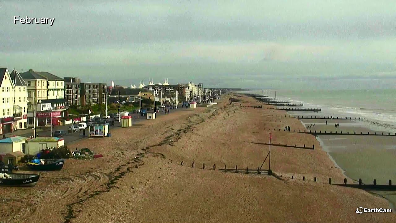 1 year Timelapse of the beach at Bognor Regis West Sussex A photo