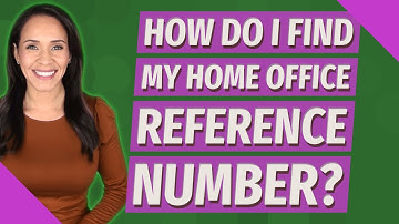 How do I find my home office reference number?