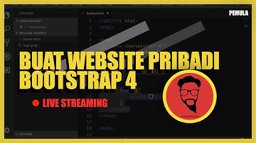🔴[ Live ] Buat Website dengan Bootstrap 4 - #AdenLatihan1