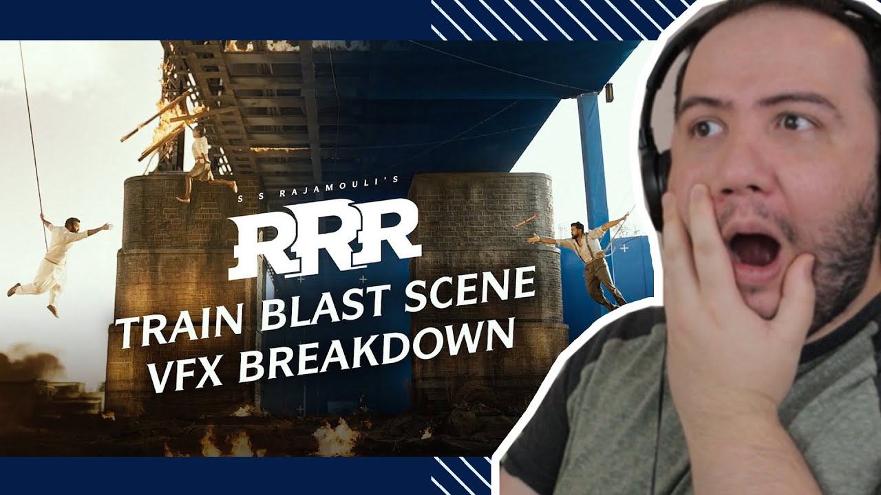 Producer Reacts to RRR Train Blast Scene VFX Breakdown | Surpreeze VFX Studio | SS Rajamouli