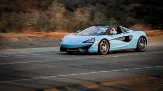 Does the mclaren 570s spider have what it takes to make me fall in
love with it? find out, we open taps on its 562-hp, 3.8l, twin-turbo,
flat-plane-cr...