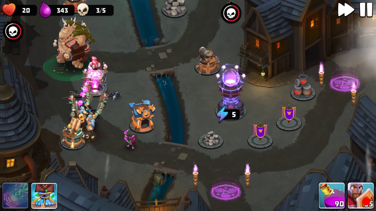 Castle Creeps TD - Chapter 27 Level 106-Troubled Water 3 Stars