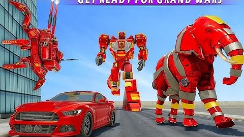 Elephant Spider Robot Tank Battle Transform - Android Gameplay