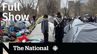 CBC News: The National | Pro-Palestinian encampments grow screenshot 4