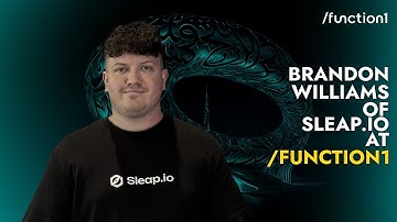 Brandon Williams: VP of Sleap.io | Function1: AI Conference and Exhibition