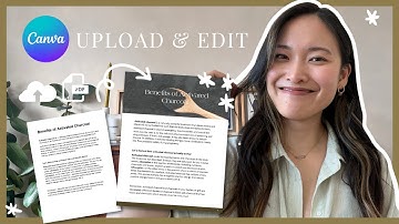 How to Upload, Edit & Upgrade your PDF in Canva Free || Make your document look better!