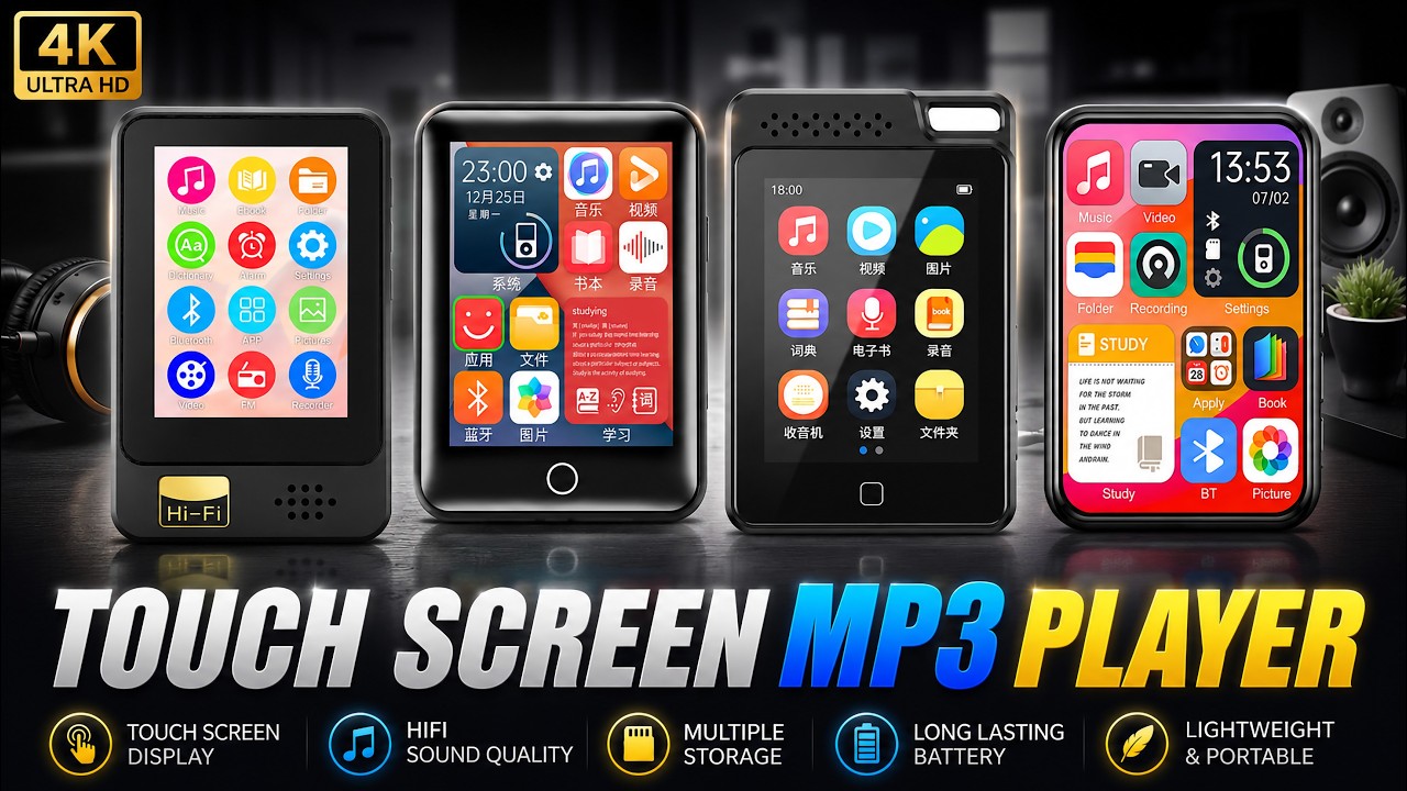 5 BEST Touch Screen MP3 Players (REALLY TOP OF THE LINE)