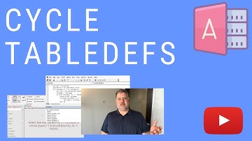 How to Cycle Through Many TableDefs to Rename or Delete Many Tables in MS Access