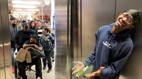 Fart Spray On The Elevator Prank!￼