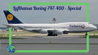  Lufthansa Boeing 747-400 Compilation  Lufthansa retiring B747-400 early