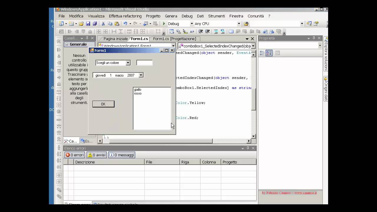 Visual Studio Con C Playlist 2 Livello Medio Ita 24 Ita Prof Ripassiamo Parte Seconda