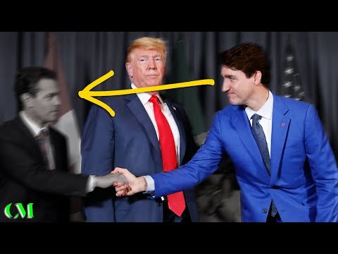 Trump & Trudeau Try To "OUT ALPHA" & IGNORE Each Other For The Cameras