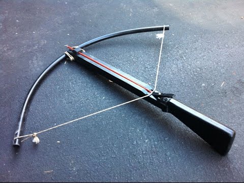 Video: How To Make A Homemade Crossbow