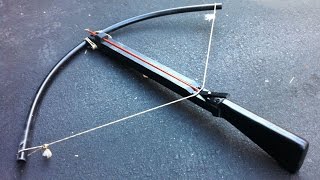 Making a crossbow from the longbow I had made a few weeks back How to make the bow https://www.youtube.com/watch?v=