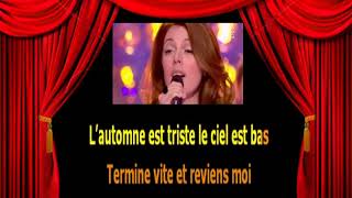 Video thumbnail of "Karaoké Isabelle Boulay   Fin octobre debut novembre"