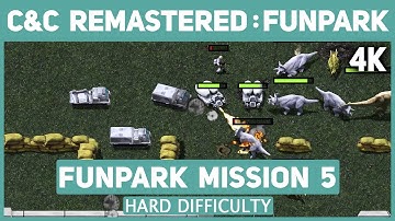 C&C Remastered 4K - Funpark Final Mission 5 - Hard Difficulty