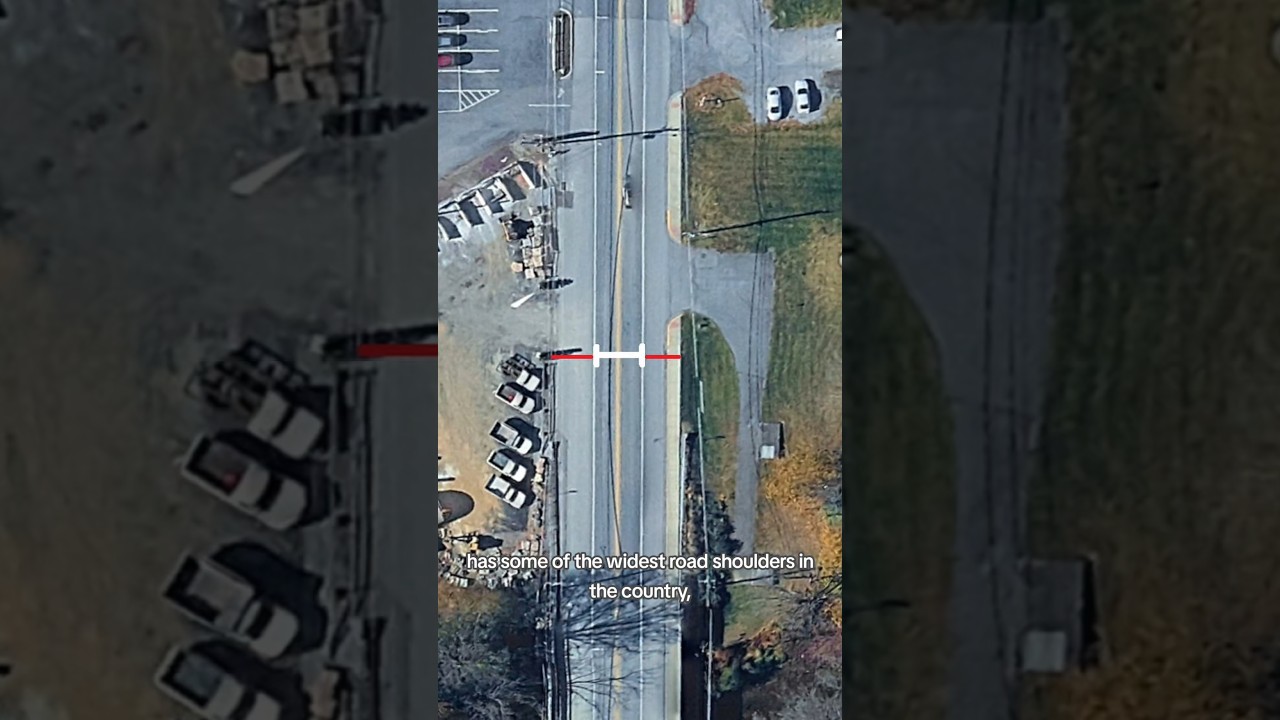 Why Pennsylvania Has America's Widest Road Shoulders #geography