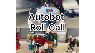Transformers Stop Motion Autobot Roll Call Scene from Generation One