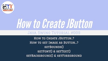 JButton Bounds, Text, Image, Color, Font | Java Swing Tutorial #009