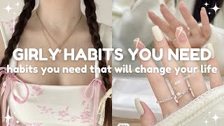 teen girly habits that will change your life 🪞🩰 13-19 years old