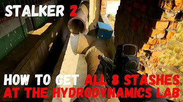 How to find ALL 8 STASHES at the HYDRODYNAMICS LAB in Stalker 2! #stalker2
