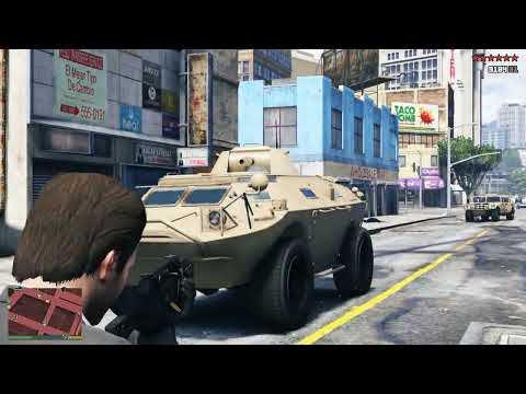 GTA 5  -  Lifeinvader Office Shootout + Ten Star Escape