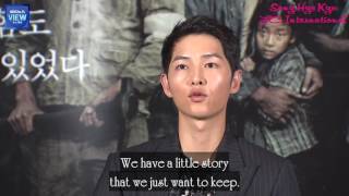 Engsub 170719 Song Joong Ki shared his feeling about marriage with Song Hye Kyo