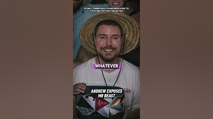Andrew Tate Exposes Mr Beast | #andrewtate #mrbeast