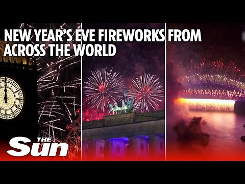 2023 New Year's Eve fireworks from across the world