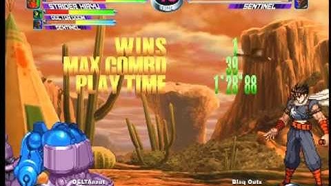 Mvc2 Blaq outx (Santhrax) vs Azut (Sent,Strider,Doom) 1