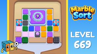 Marble Sort Level 669 Walkthrough Solution