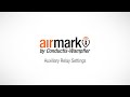 Airmark auxiliary relay settings