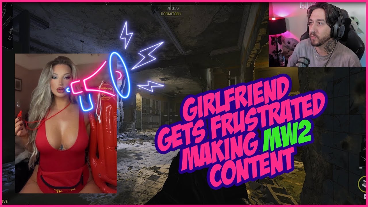 GIRLFRIEND GETS FRUSTRATED MAKING MY WARZONE 2.0 CONTENT!