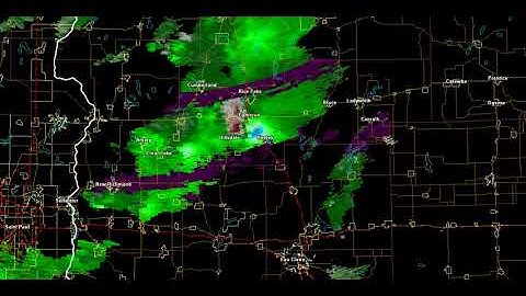 KDLH May 6, 2017 Radar Velocity Loop
